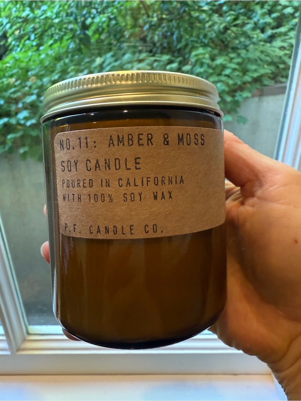No.11 Amber & Moss Soy Candle - Amber Brown